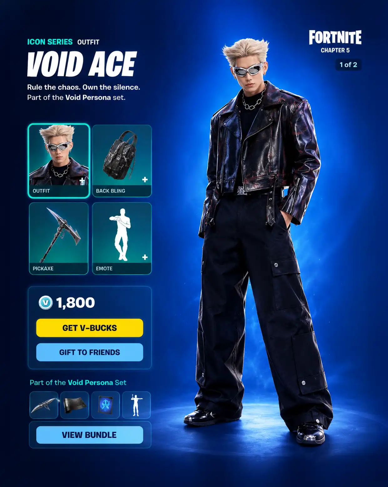 Fortnight character card